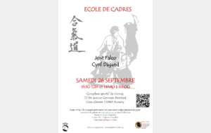 Ecole de cadres Samedi 26 Sept. 2026